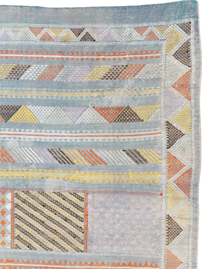 Vintage Moroccan Flatweave Kilim, No.23773 - Gsblank