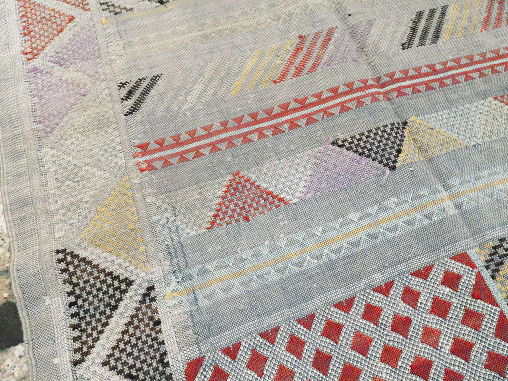 Vintage Moroccan Flatweave Kilim, No.23773 - Gsblank