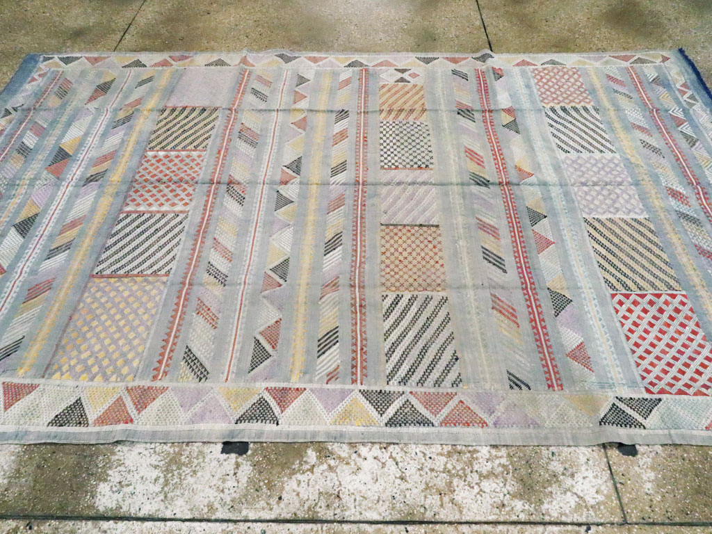 Vintage Moroccan Flatweave Kilim, No.23773 - Gsblank