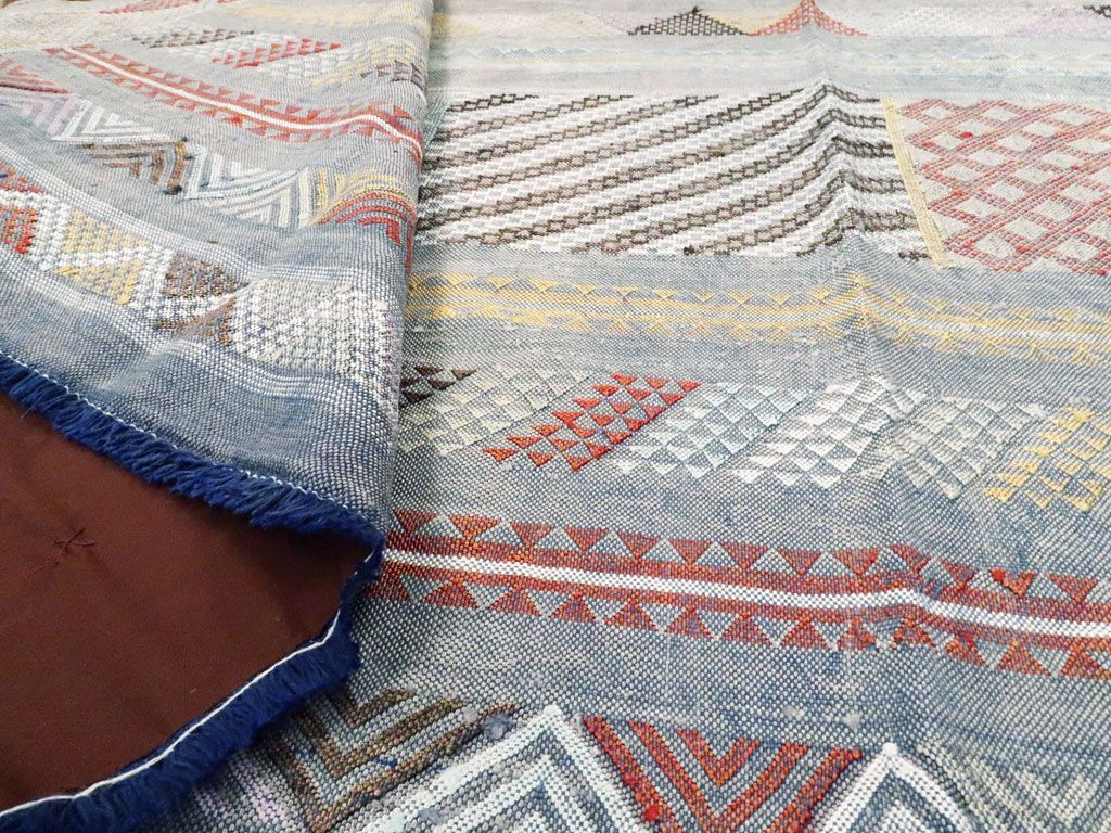 Vintage Moroccan Flatweave Kilim, No.23773 - Gsblank
