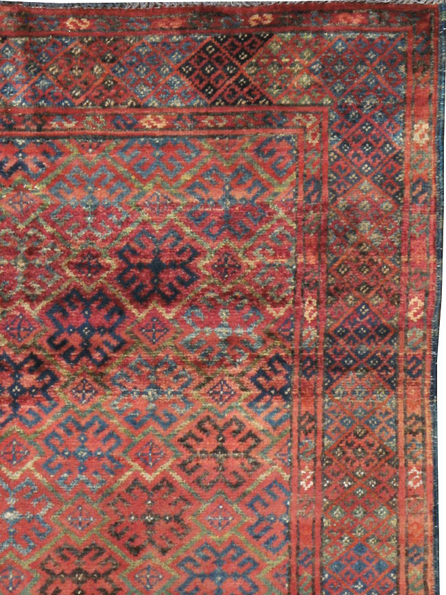 Vintage Afghan Baluch Rug, No.23776 - Gsblank