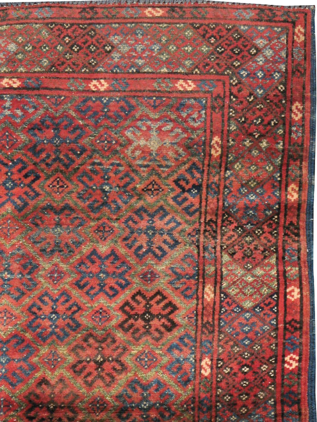 Vintage Afghan Baluch Rug, No.23776 - Gsblank