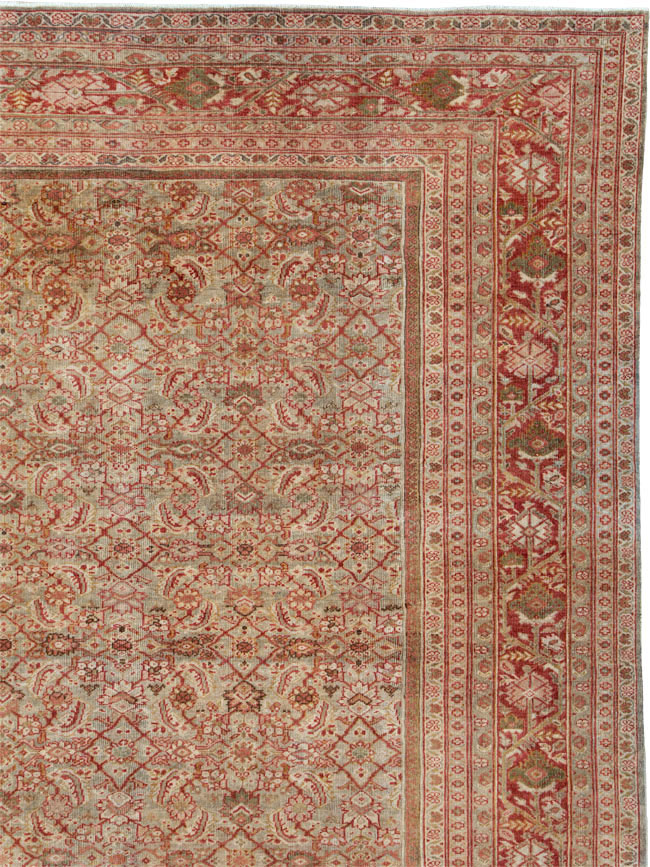 Antique Persian Mahal Carpet, No.23778 - Gsblank