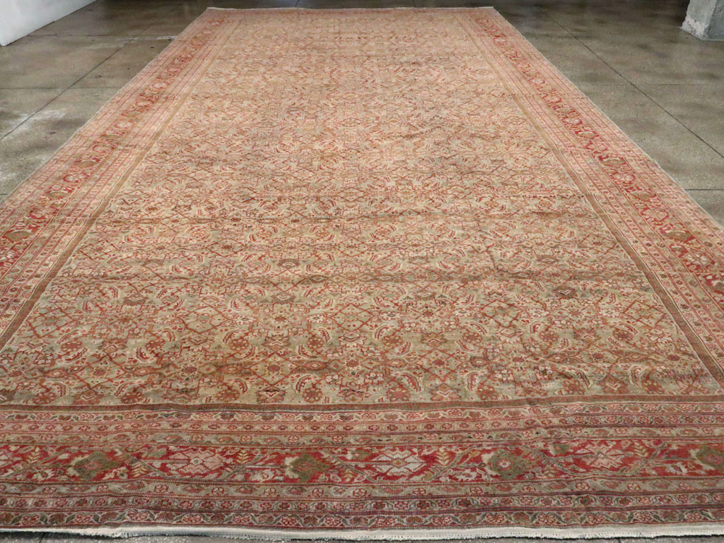 Antique Persian Mahal Carpet, No.23778 - Gsblank