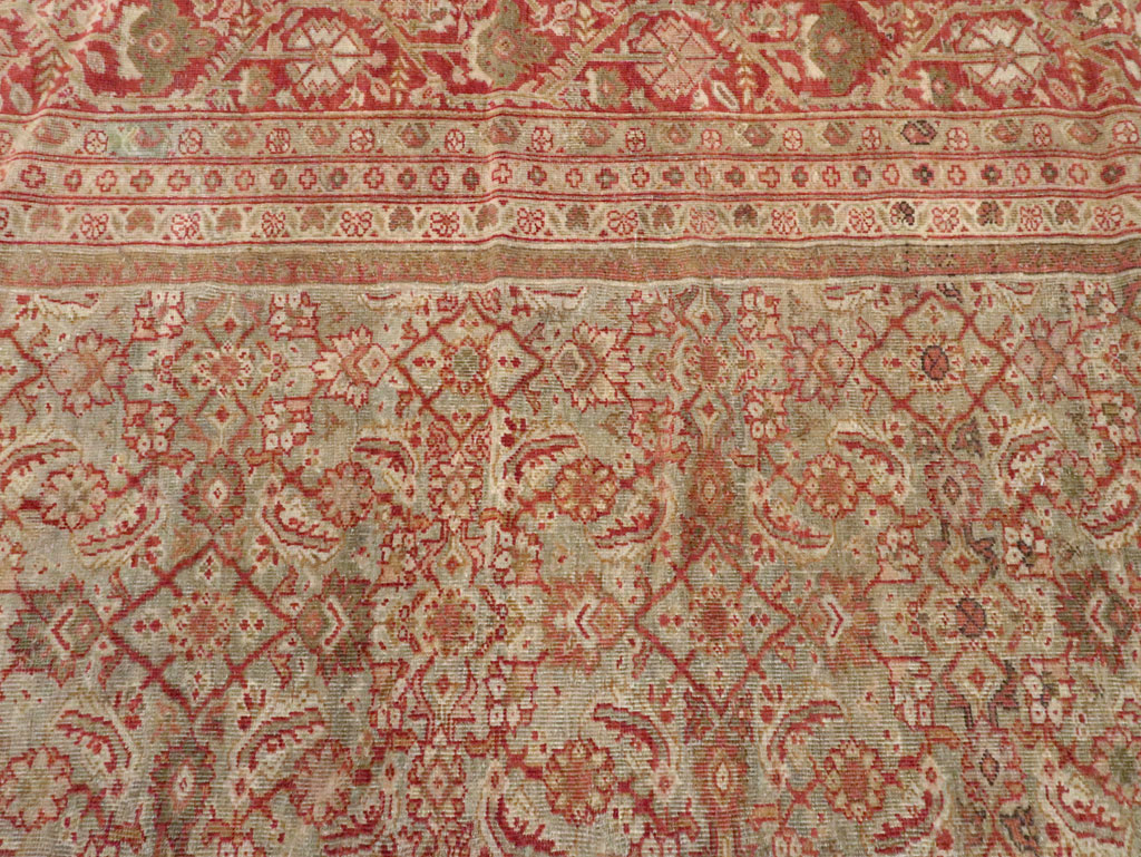 Antique Persian Mahal Carpet, No.23778 - Gsblank