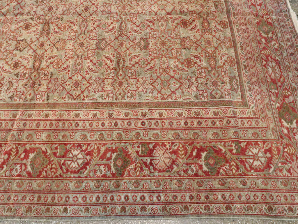 Antique Persian Mahal Carpet, No.23778 - Gsblank