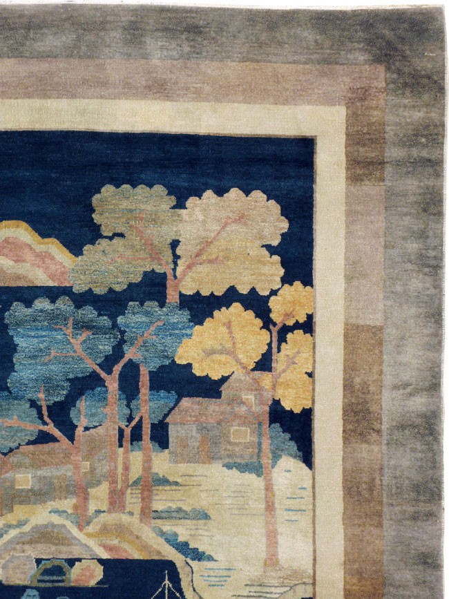 Antique Chinese Peking Carpet, No.23781 - Gsblank