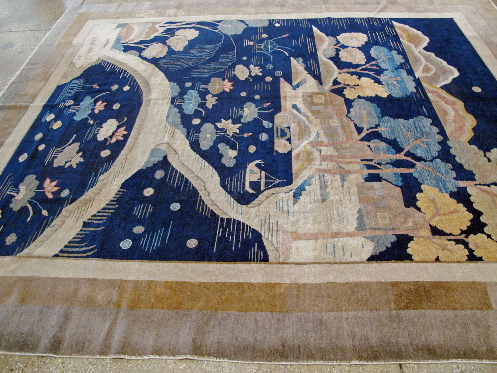 Antique Chinese Peking Carpet, No.23781 - Gsblank