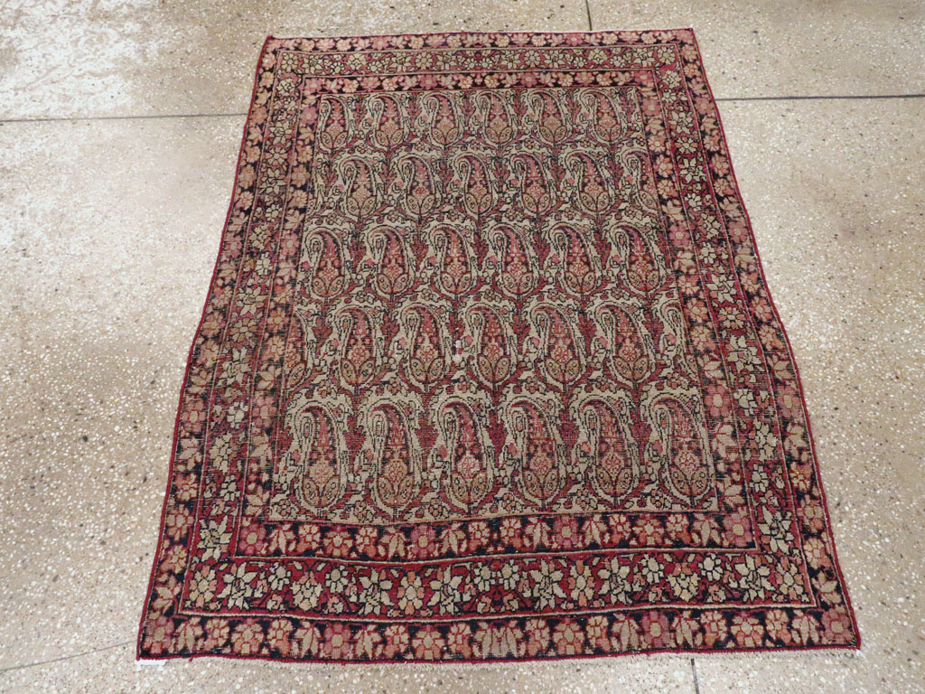 Antique Persian Lavar Kerman Rug, No.23792 - Gsblank