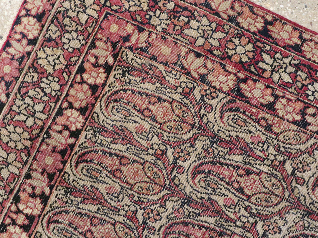 Antique Persian Lavar Kerman Rug, No.23792 - Gsblank