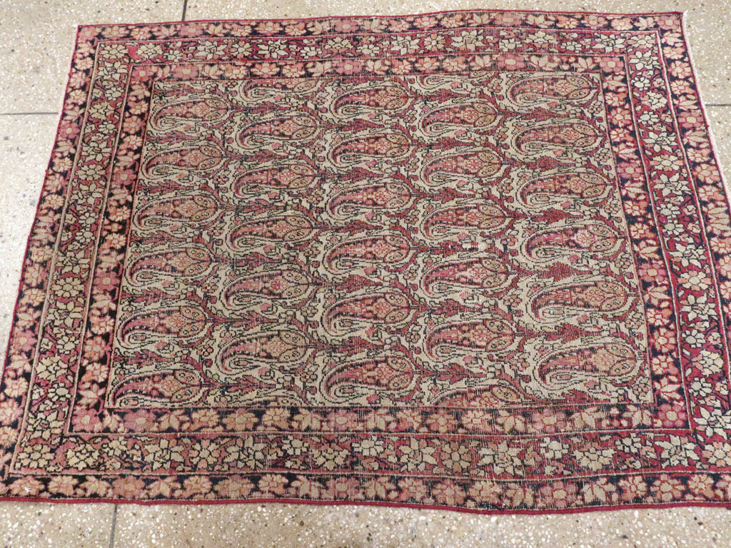 Antique Persian Lavar Kerman Rug, No.23792 - Gsblank