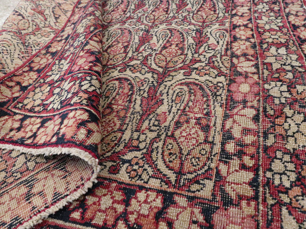 Antique Persian Lavar Kerman Rug, No.23792 - Gsblank