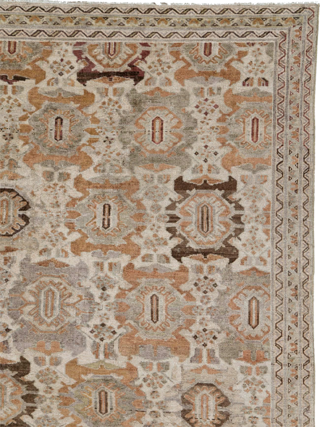 Antique Persian Malayer Square Carpet, No.23800 - Gsblank