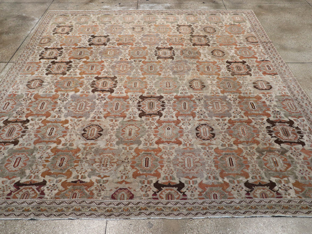Antique Persian Malayer Square Carpet, No.23800 - Gsblank