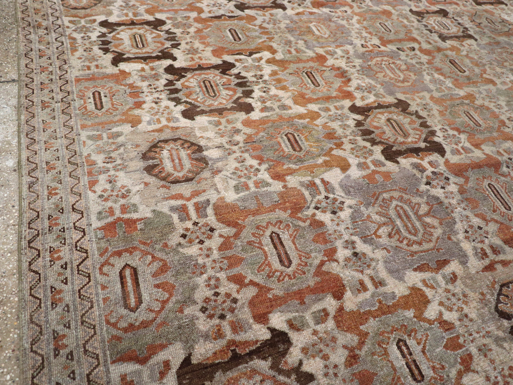 Antique Persian Malayer Square Carpet, No.23800 - Gsblank