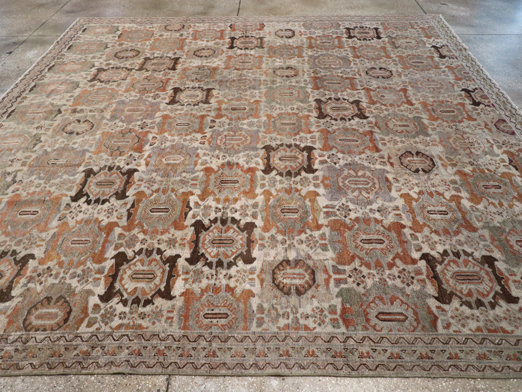 Antique Persian Malayer Square Carpet, No.23800 - Gsblank