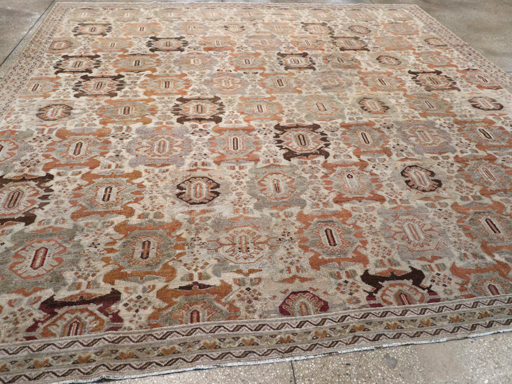 Antique Persian Malayer Square Carpet, No.23800 - Gsblank