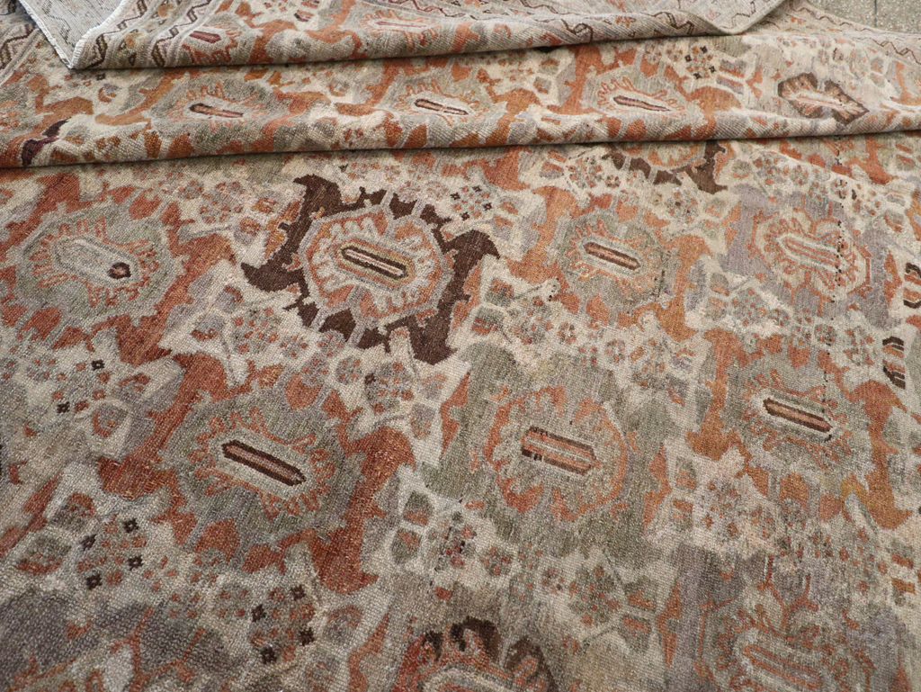 Antique Persian Malayer Square Carpet, No.23800 - Gsblank