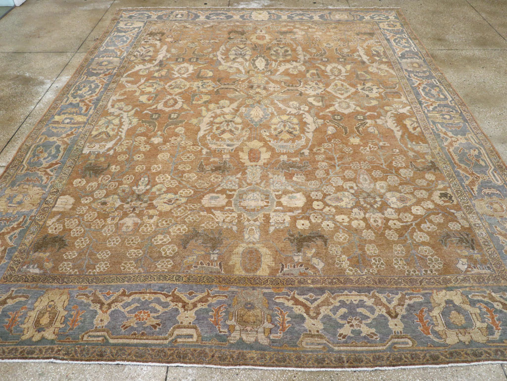 Antique Persian Mahal Room Size Carpet, No.23801 - Gsblank