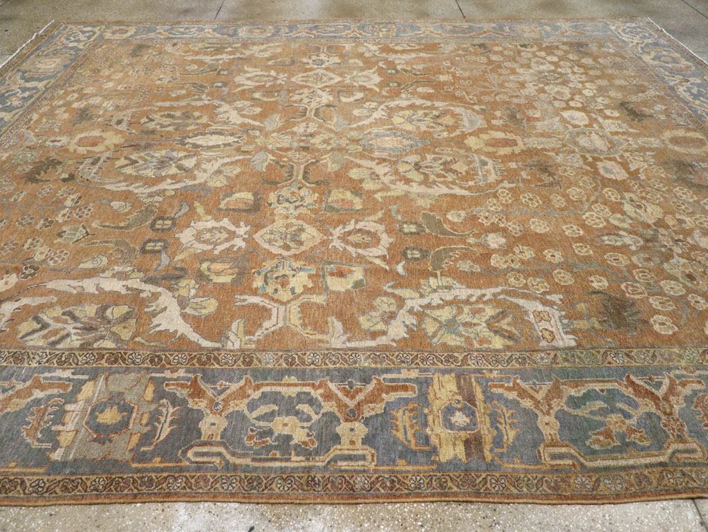 Antique Persian Mahal Room Size Carpet, No.23801 - Gsblank