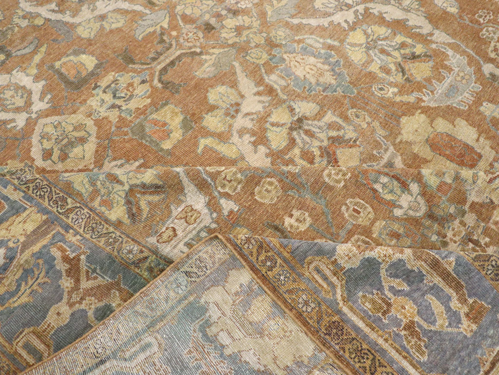 Antique Persian Mahal Room Size Carpet, No.23801 - Gsblank