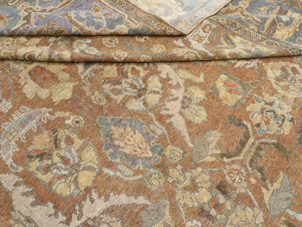 Antique Persian Mahal Room Size Carpet, No.23801 - Gsblank