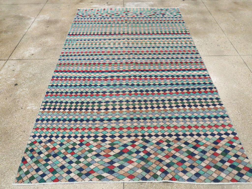 Vintage Turkish Anatolian Carpet, No.23815 - Gsblank