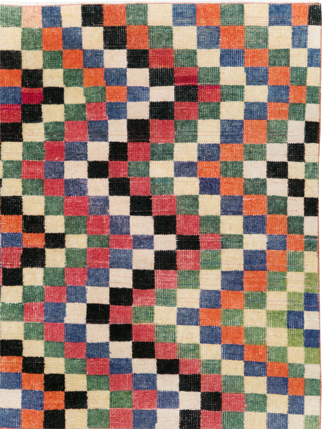 Vintage Turkish Anatolian Accent Carpet, No.23816 - Gsblank