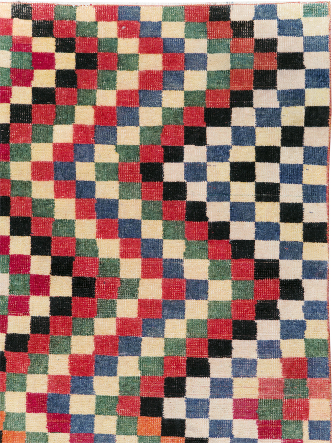 Vintage Turkish Anatolian Accent Carpet, No.23816 - Gsblank