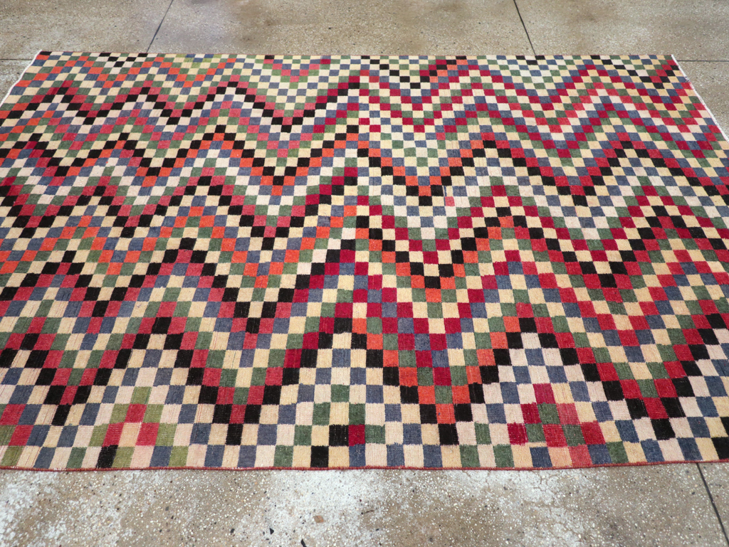 Vintage Turkish Anatolian Accent Carpet, No.23816 - Gsblank