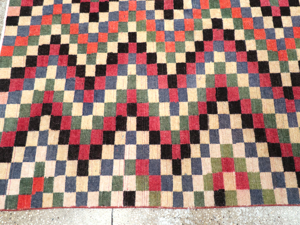 Vintage Turkish Anatolian Accent Carpet, No.23816 - Gsblank