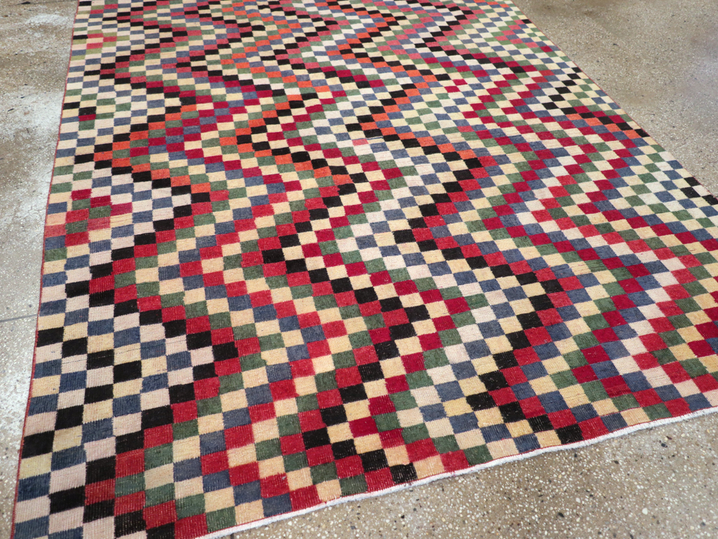 Vintage Turkish Anatolian Accent Carpet, No.23816 - Gsblank