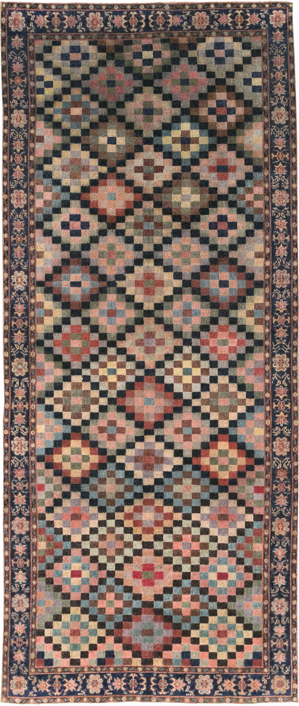 Vintage Turkish Anatolian Wide Gallery Runner, No.23826 - Gsblank