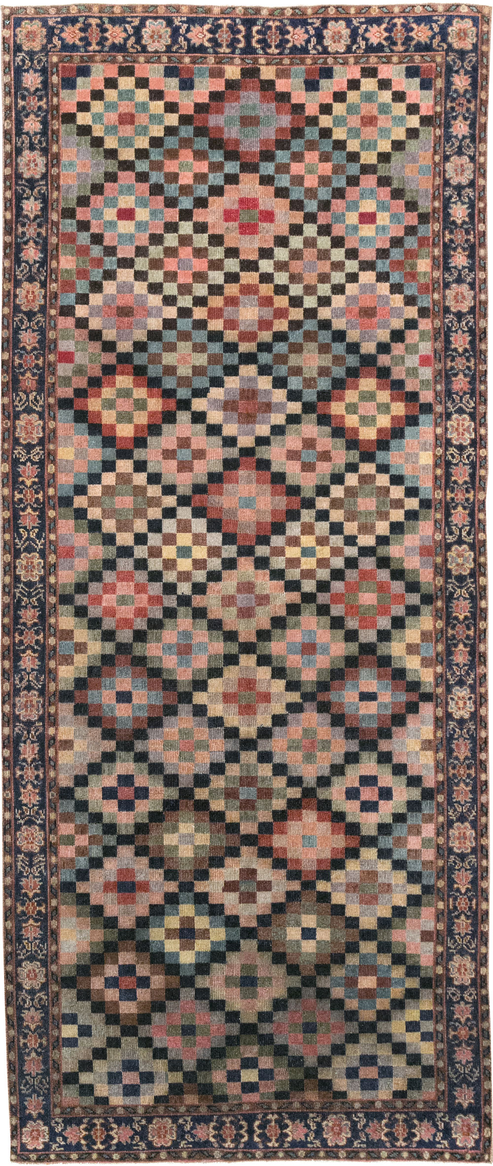 Vintage Turkish Anatolian Gallery Carpet, No.23826 - Gsblank