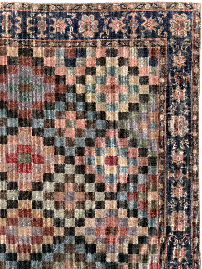 Vintage Turkish Anatolian Wide Gallery Runner, No.23826 - Gsblank