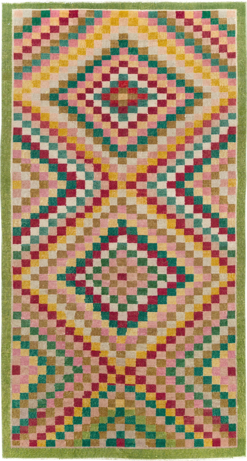 Vintage Anatolian Deco Rug, No.23829 - Gsblank