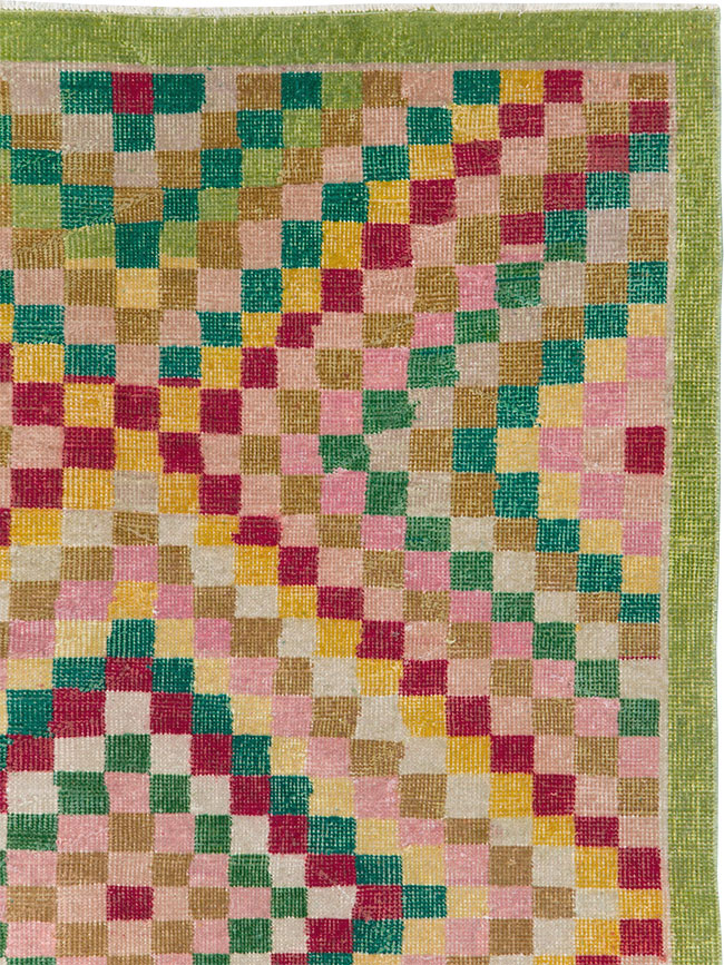 Vintage Anatolian Deco Rug, No.23829 - Gsblank