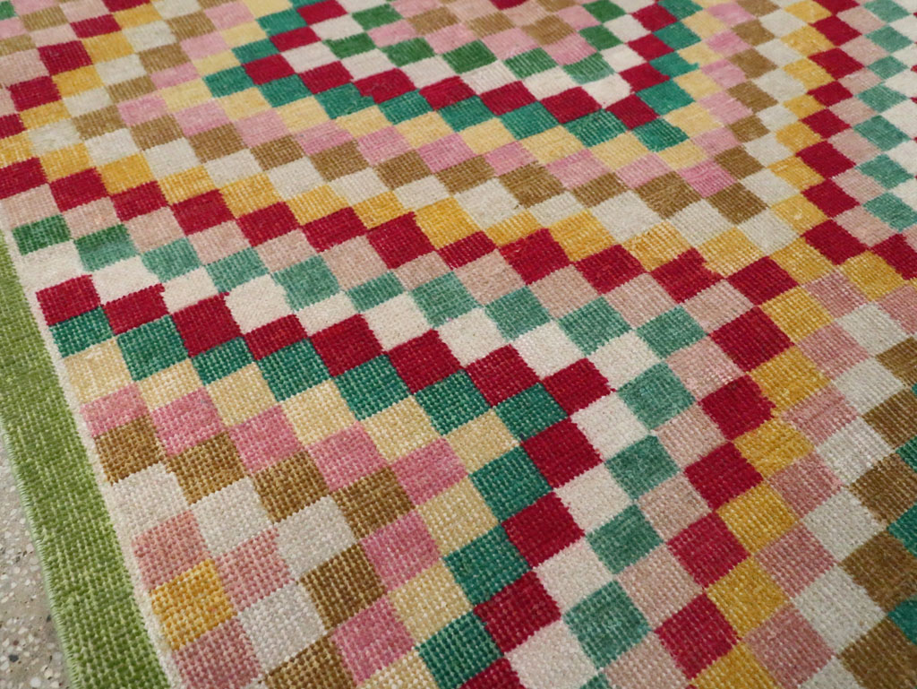 Vintage Anatolian Deco Rug, No.23829 - Gsblank