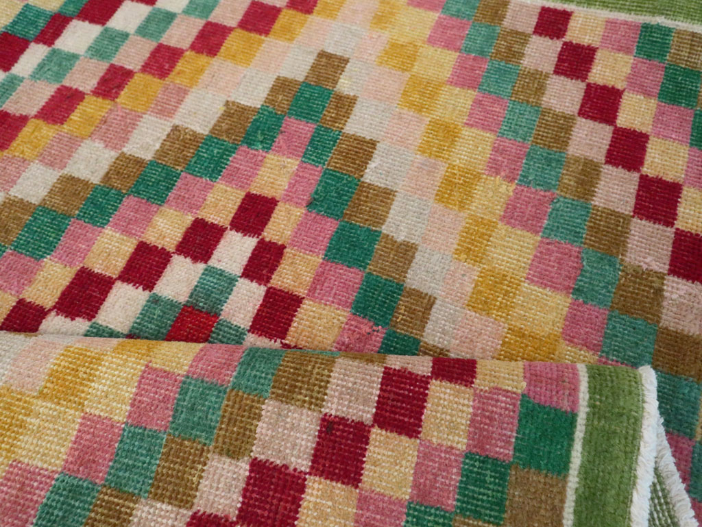 Vintage Anatolian Deco Rug, No.23829 - Gsblank