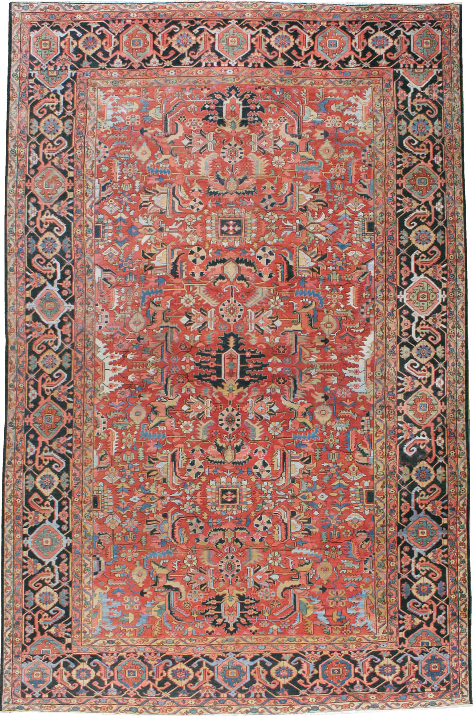 Antique Persian Heriz Carpet, No.23840 - Gsblank