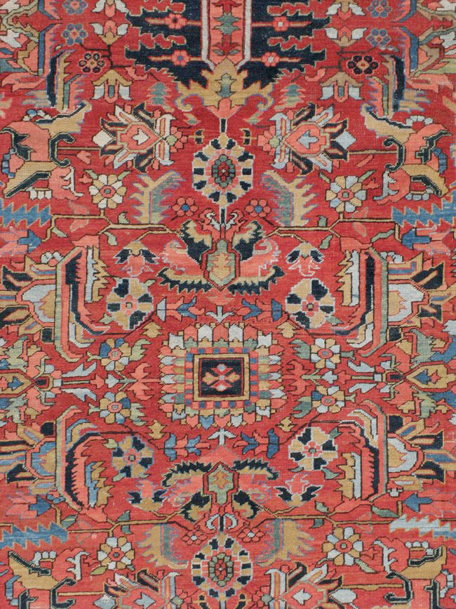 Antique Persian Heriz Carpet, No.23840 - Gsblank