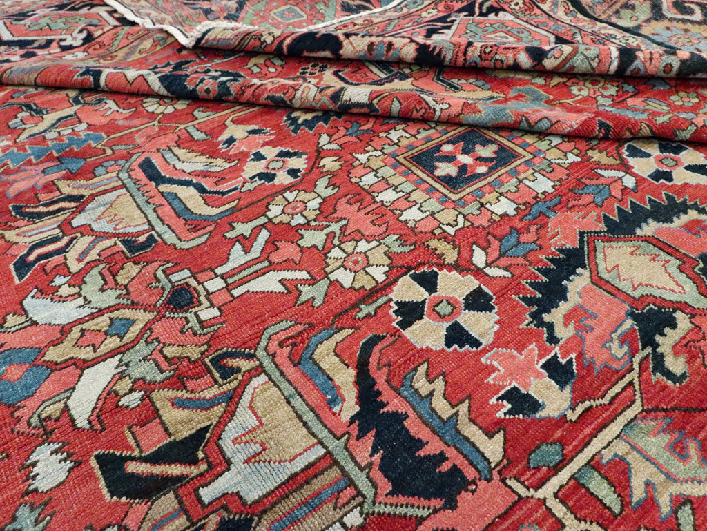 Antique Persian Heriz Carpet, No.23840 - Gsblank