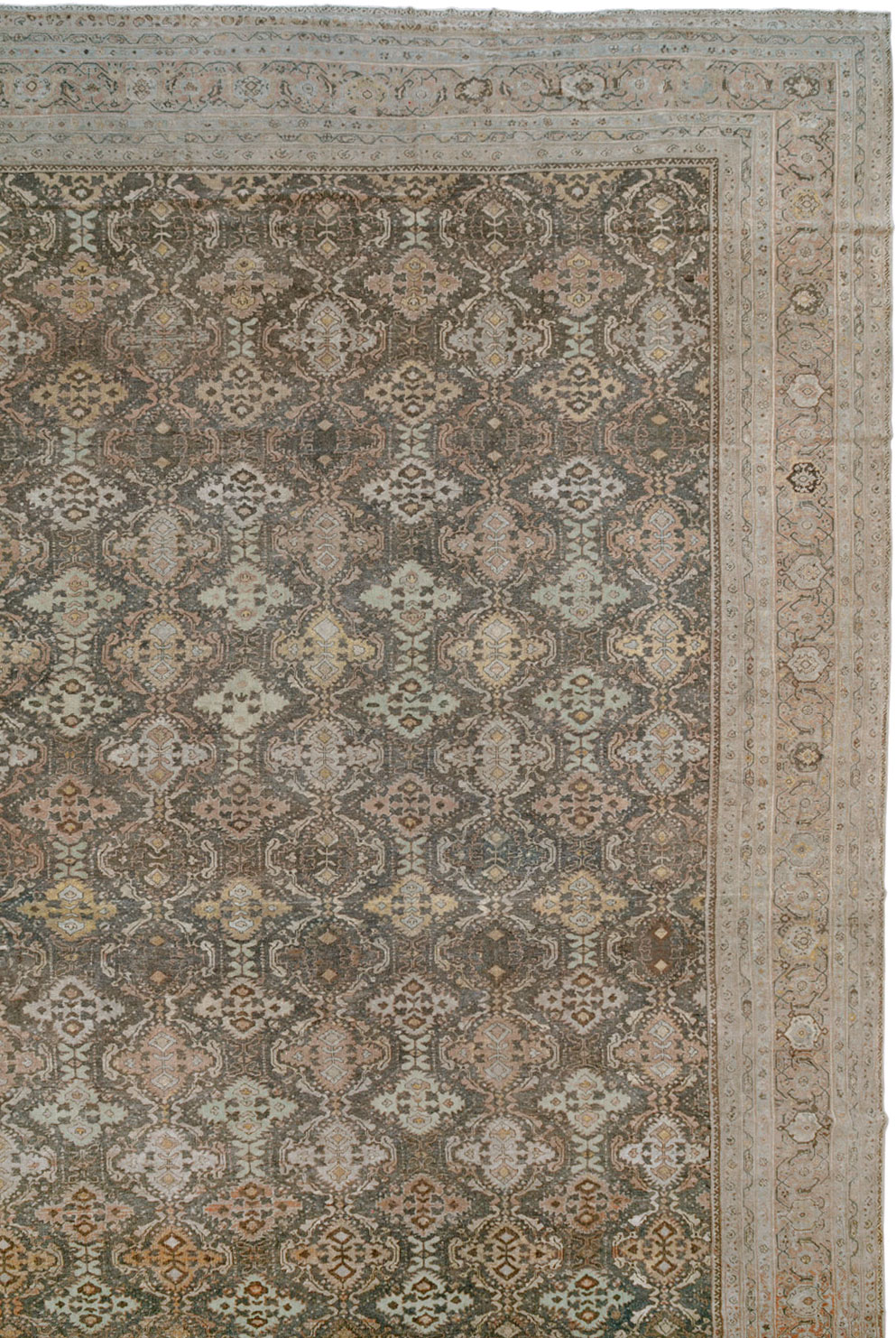 Antique Persian Mahal Oversize Carpet, No.23845 - Gsblank