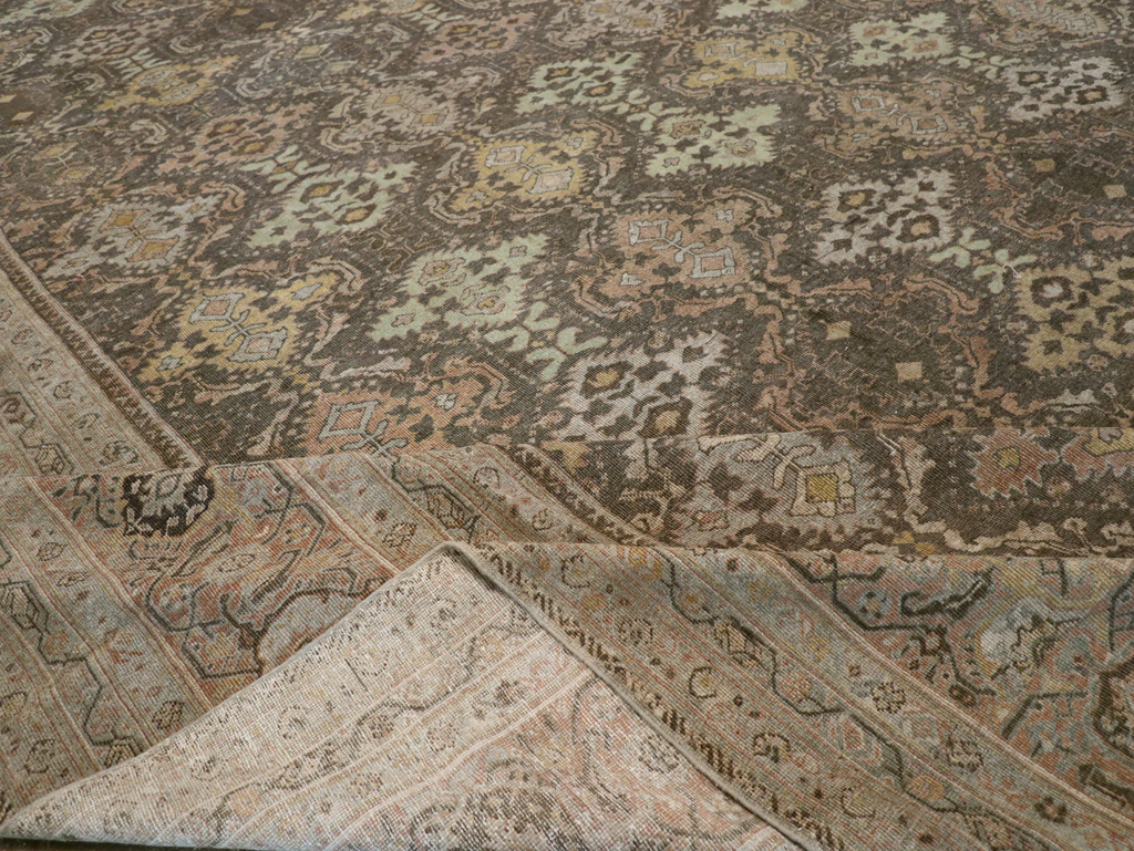 Antique Persian Mahal Oversize Carpet, No.23845 - Gsblank