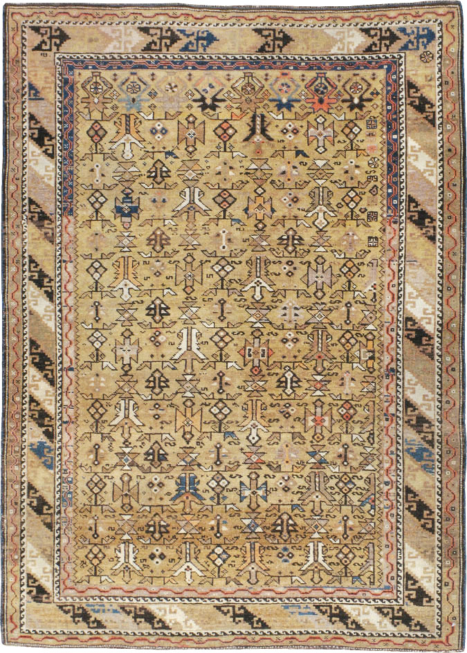 Antique Caucasian Kuba Rug, No.23846 - Gsblank