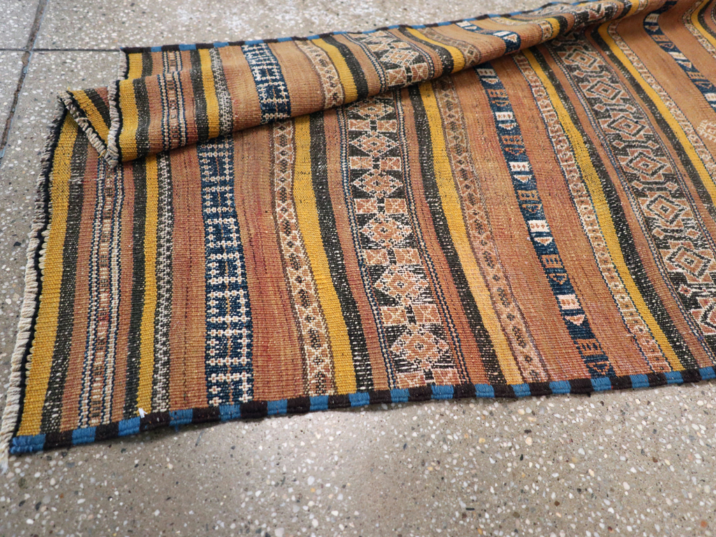 Vintage Persian Flatweave Kilim Runner, No.23856 - Gsblank