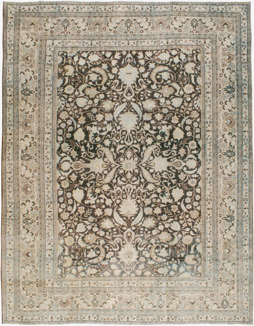 Antique Persian Mashad Carpet, No.23869 - Gsblank