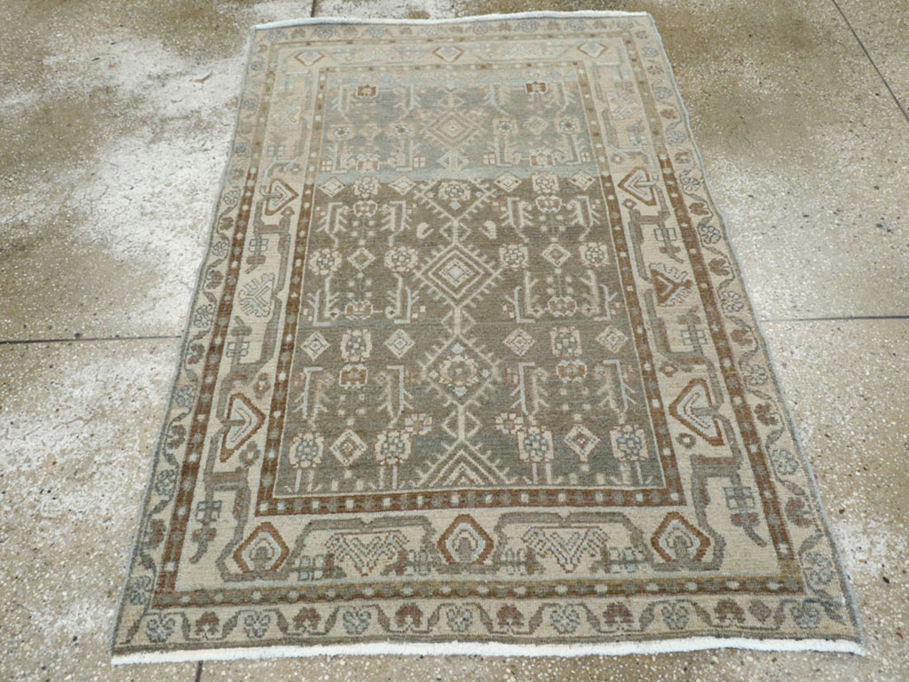 Vintage Persian Malayer Rug, No.23879 - Gsblank