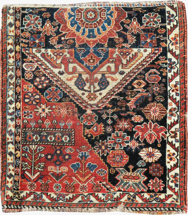 Antique Persian Afshar Sampler Rug, No.23895 - Gsblank