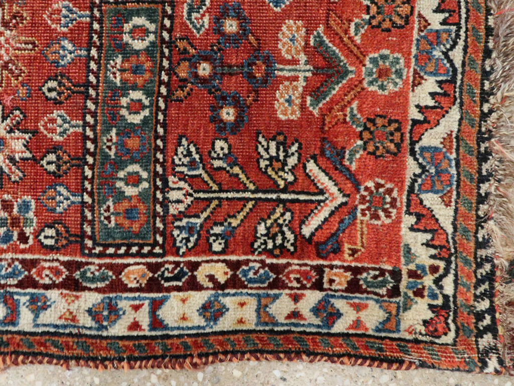 Antique Persian Afshar Sampler Rug, No.23895 - Gsblank